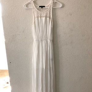 Long white summer dress